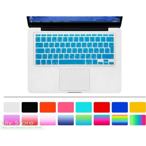 Russian EU/UK Silicone Gel Keyboard Protector Cover Skin Protective Film For Apple MacBook Air 11.6 inch 11" A1465/A1370