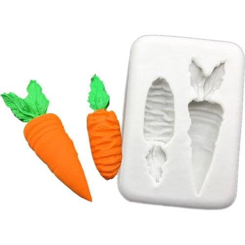 Carrot Easter Silicone Sugarcraft Mold Chocolate Cupcake Baking Fondant Cake Decorating Tools