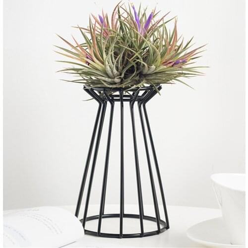 Stable Nordic Style Indoor Outdoor Air Plant Holder Display Free Standing Flower Pots Balcony Home Garden Geometric Containers