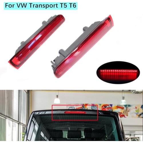 1 Pair High Auto Level Rear Brake Light Barn Door Car Third Brake Light Stop Lamp For VW Transport T5 T6 7E0945097E 7E0945097F