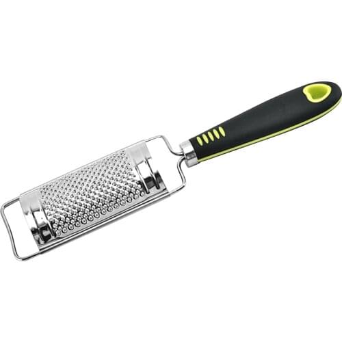 Stainless Steel Cheese Grater Home Kitchen Lemon Ginger Potato Zester with Ergonomic Soft Handle