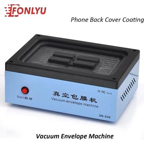 Vacuum Envelope Packing Coating Machine Back Cover Color Protective Film For iPhone Samsung Xiaomi Back Cover Apply Film Tool