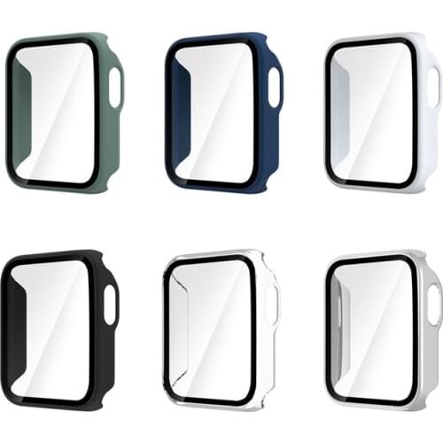 Hard Full Edge Glass Screen Protector Case Shell Frame For Xiaomi Mi Watch Lite/Redmi Smart Watch Protective Bumper Cover