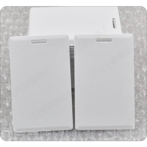 100pcs 125khz RFID EM4305 Clamshell Card Rewritable ID Thick Card