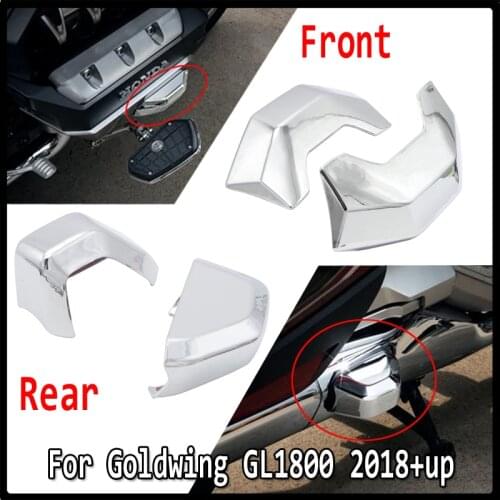 2 pieces of chrome-plated engine cover decoration for Honda Goldwing GL1800 GL 1800 F6B 2018 2019 2020 motorcycle accessories