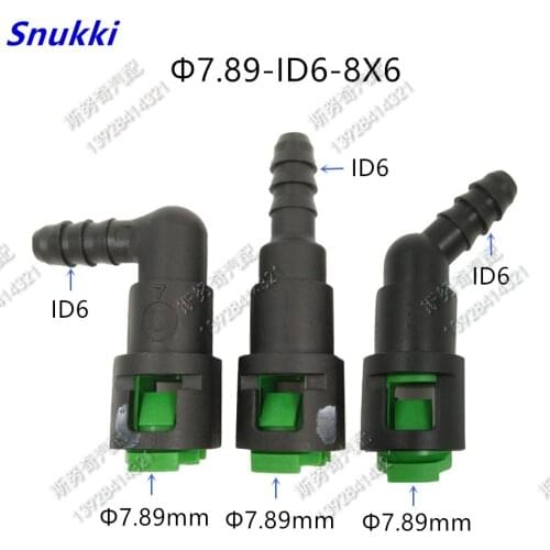 7.89mm ID6 7.89 Fuel line quick connector 5/16 fuel pipe fittings auto parts for European Car 2pcs a lot
