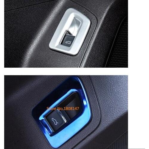 Car Stick Frame Trim ABS Trunk Swtich Button Tail Rear Door Lamp Panel For VW Volkswagen Teramont Atlas 2017 2018 2019 2020