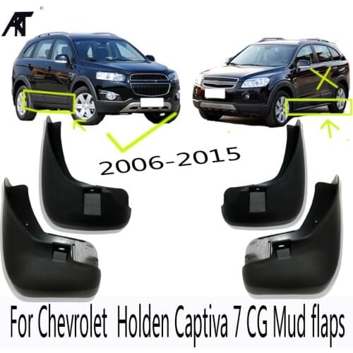 Car Mud Flaps For Chevrolet / Holden Captiva 7 CG 2006-2015 Mudflaps Splash Guards Front Rear Mudguards Fender 07- 10 Mud Flaps