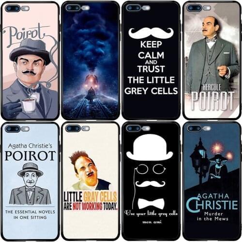 Cover Case for iPhone 5 5s SE 2020 6 6S 7 8 XS XR 11 12 Oneplus 3 5T 6T 7T Pro Max Plus Agatha Christies Poirot