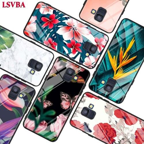 Tree Summer Flower For Samsung Galaxy A750 A9 A8 A7 A6 A5 A3 Plus 2018 2017 2016 Super Bright Glossy Phone Case Cover