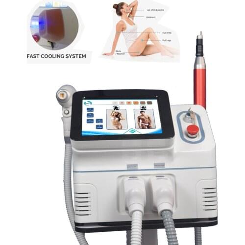 2 in 1 diode laser hair removal and new technology nd yag q-switch picosecond laser lazer tattoo removal machine for salon