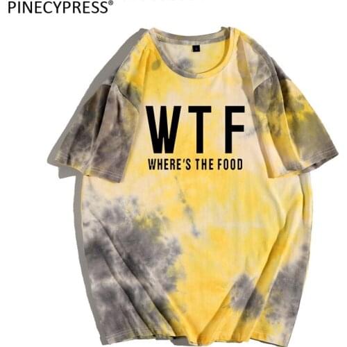 100% Cotton Soft Anti-static Tie-dye Fashion Men Short Sleeve T Shirt Summer Bandhnu O-neck Male Yellow Round Neck Man T-shirt