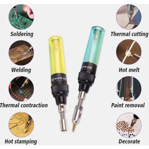 Portable Torch Welding Tool Portable Soldering Pen Gas Blow Tool Welding Pen Burner For Hot Cutting Tools