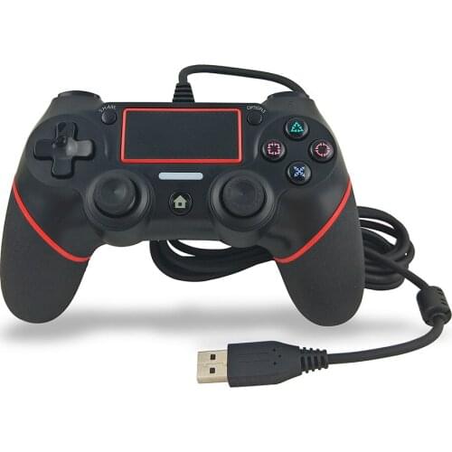 2 Meters USB Wired Cable Game Controller for PS4 Joystick Gaming Wired Handle Daulshock Gamepad for PlayStation 4 PS 4 Console