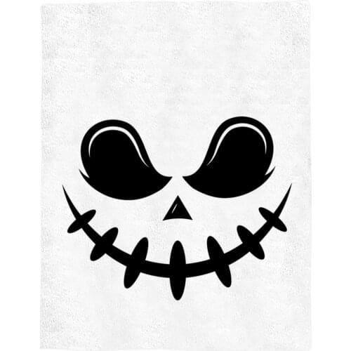 Halloween Grimace Trick Or Treat Printed Flannel Blanket Soft Throw Blanket Machine Washable Blankets for Beds