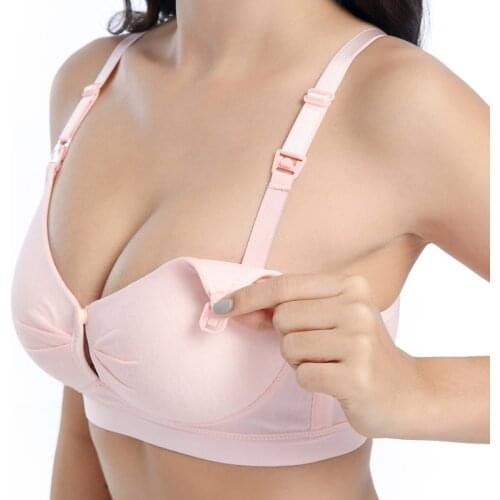 Cotton Nursing Bra Breathable Breastfeeding Bras for Women Maternity Feeding Wire Free Intimate Lactation Lingerie Underwear