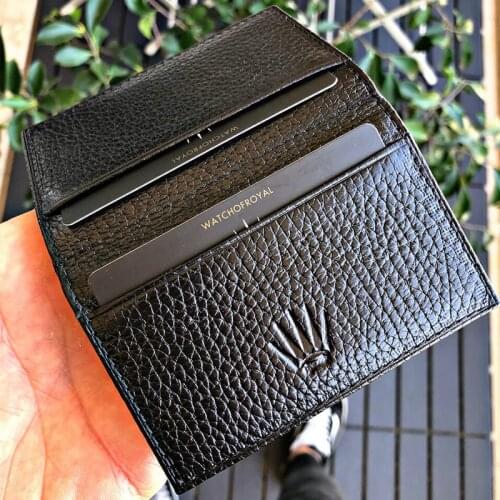 Leather Card Holder Wallet Men Brand Black Magic Trifold Leather Slim Mini Wallet Small Money Bag Male Purses Genuine Leather 100% Genuine Leather Men Wallet Coin Purse Small Mini Card Holder Portomonee Male Walet 5