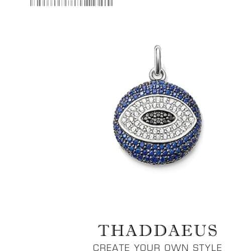 Pendant Turkish Eye ,2019 Brand New Fashion Jewelry Europe Style Bijoux Trendy 925 Sterling Silver Gift For Woman