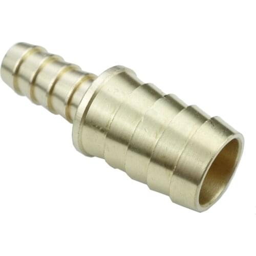 Brass Barb 3/4" Hose ID * 1/2" Hose ID Reducer Splicer Fitting Water Fuel Boat