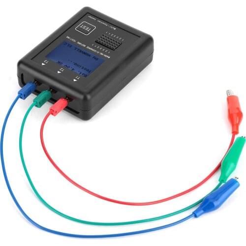 1 pcs Multifunction Capacitor Tester Diode Triode Resistor Capacitor Transistor Tester Triode Tester