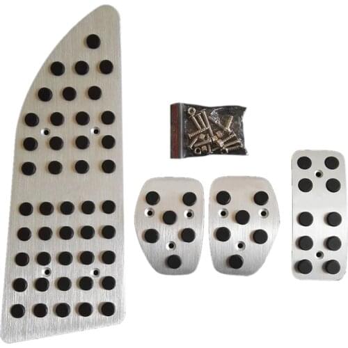 For Peugeot 307 308 2008-2012 407 408 At/mt Auto Pedal Pedales Sticker Cover Styling Plates Pads Gas Brake