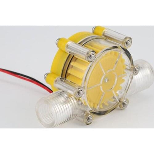 New 10W Water Flow Pump Mini Hydro Generator Turbine Flow Hydraulic Conversion 12V