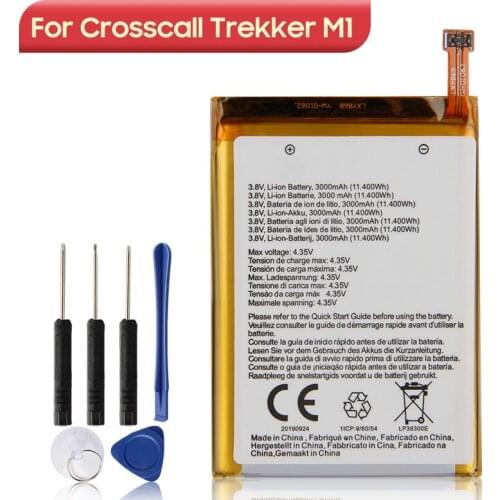 Original Replacement Phone Battery For Crosscall Trekker M1 3000mah with Tools