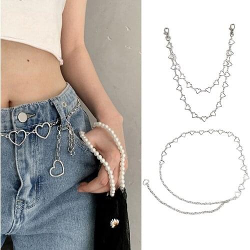 Hollow Waistband Pants Classic Waist Chain For Women Hip Hop Style Fashion Waist Belts