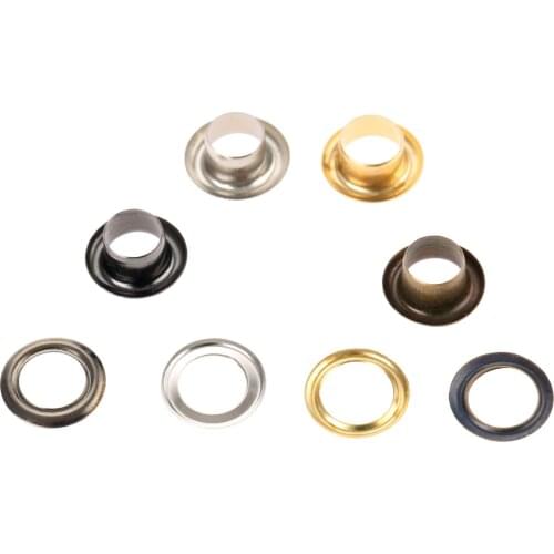 100pcs 5mm/6mm/8mm Eyelets Metal eyelets Buttons Hollow Rivets Sewing patches Bags and Shoes Clothes accessories