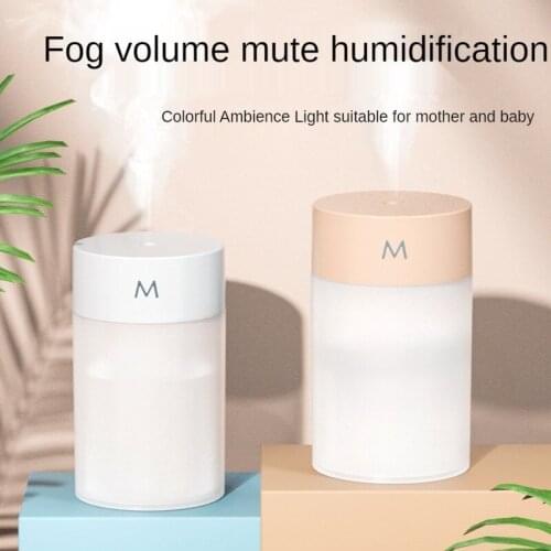Air Humidifier Ultrasonic Diffuser Aromatherapy Portable Mini Aromatherapy Sprayer USB Fogger LED Lamp