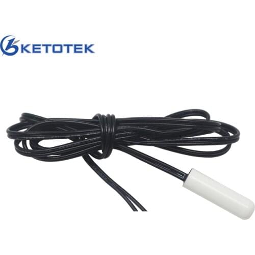 Waterproof NTC 10K temperature sensor probe -40-120C 1m 2m 5m length ABS resin shell aquarium sensor for Digital Thermostat