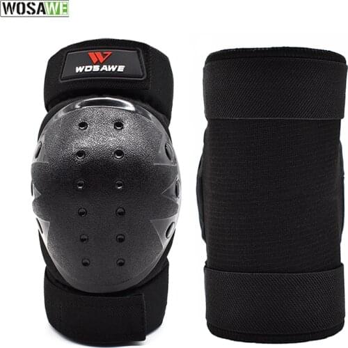 WOSAWE Safety Motorcycle Elbow Knee Pads Protective Gear Cycling Skating Snowboarding Knee Elbow Guards Anti-slip knee protector