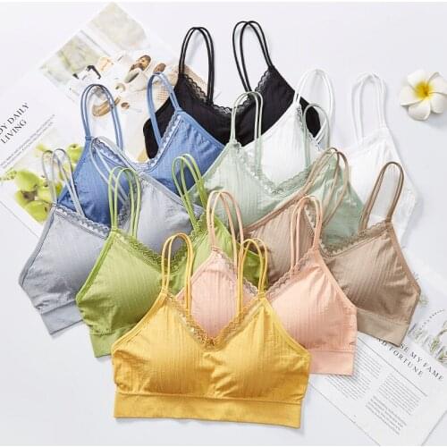 2020 Women Sexy Crop Tops Tube Top Female Streetwear Sleeveless Camis Seamless Sports Lingerie Tee Bra Crop Top Bandeau Top Tank