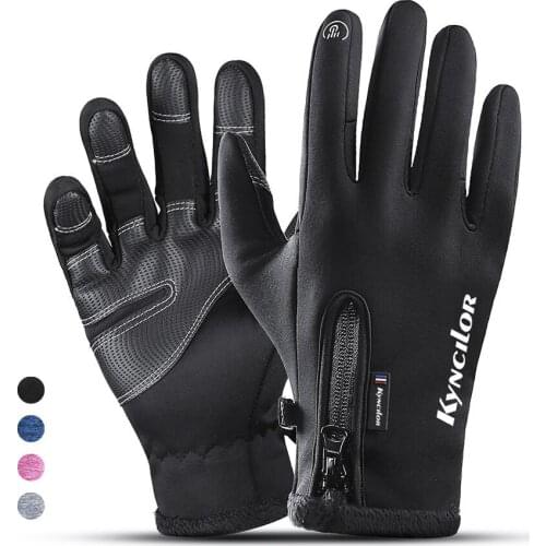 Winter Unisex Thermal Warm Cycling Bicycle Bike Ski Touchscreen Outdoor Motorcycle Bike Finger Camping Hiking Full Finger Gloves