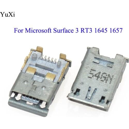 2pcs/lot 5 pin 5pin For Microsoft Surface 3 RT3 1645 1657 Micro USB Charging Port Connector Charge Dock Socket Jack