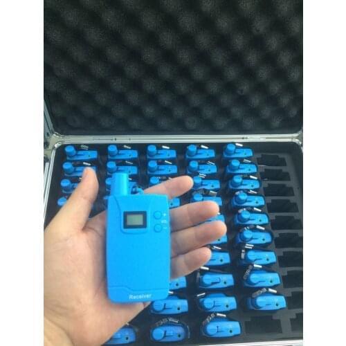48channels 1Tx+60Rx- Portable Wireless Tour Guide System Equipment