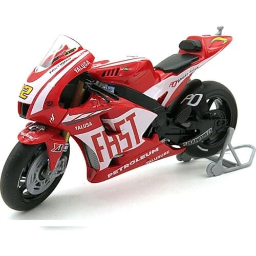 4D 1:18 Road Motorcycle Racing YZR-M1 Simulation Assembly Model Pose Holiday Gift