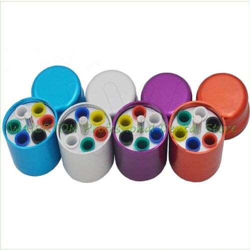 6 Hole Dental Aluminum Endo Box Gutta Percha Points Holder Case F Sterilization