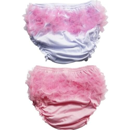ABDL Girls Ruffle Panties Chiffon Bloomers Diaper Cover