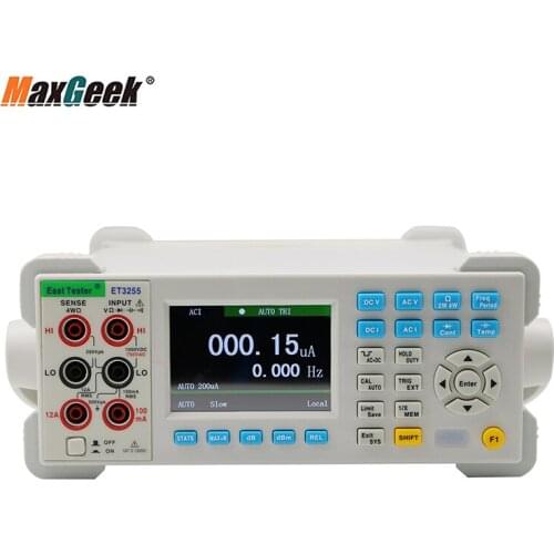 Maxgeek ET3255 5½ Digit Multimeter Digital Multimeter Accuracy 0.015% With 3.5-Inch Display Screen