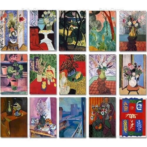 French Enrique Matisse Pelargonium Famous Painting Wall Art Modular Pictures Printed Canvas Poster for Living Room Home Decor