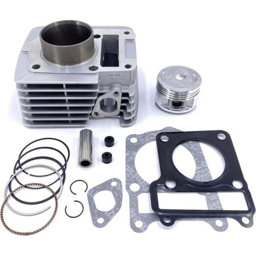 125cc Motorcycle Cylinder Kit For Jianshe Yamaha YBR125 YBR125ED 5VL JYM125 XTZ125 With Piston Ring Set Gaskets 54mm