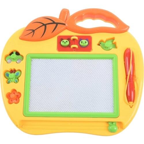 Magic Slate Color Small Format with Stamps, Toy for Girl and Boy 18 Months, Mini Games for Babies and Children 2 and 3 Years - C