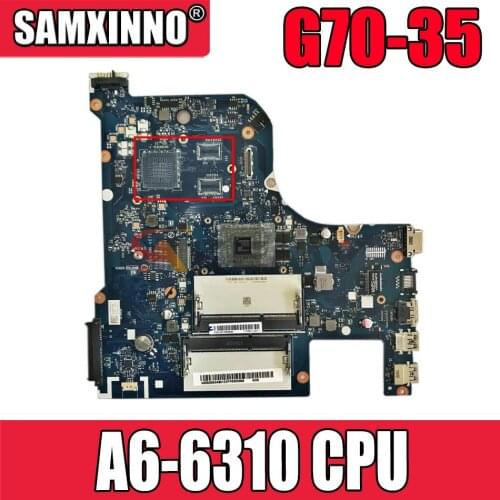 For Lenovo G70-35 Laptop Motherboard CG70A NM-A671 A6-6310 FRU 5B20K04305 DDR3 100% Fully Tested