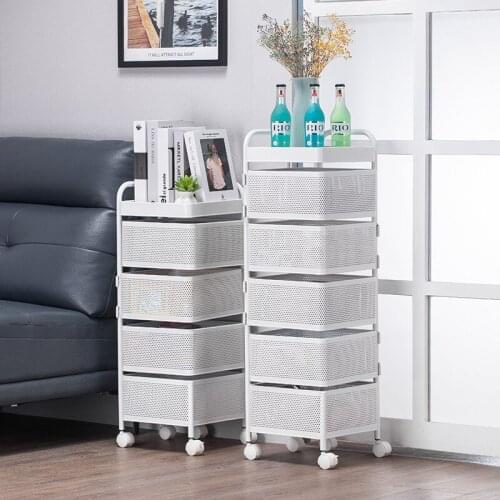 Multi-layer Rotating Kitchen Storage Shelft White Venting Cabinet Organizer Fruit Vegetable Home Kitchen Storage Rack