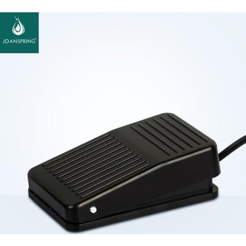 Nonslip Metal Momentary Electric Foot Switch Pedal SPDT Black Plastic Tattoo Foot Pedal With Power Cord For Tattoo Power Supply