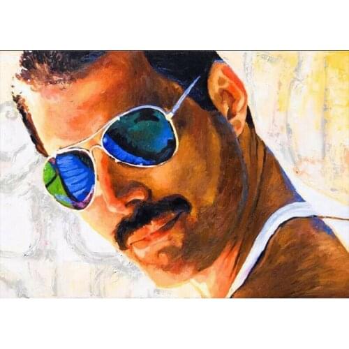 Full square/round diamond 5D DIY diamond painting "Sunglasses Man" diamond embroidered cross stitch rhinestone wall decoration