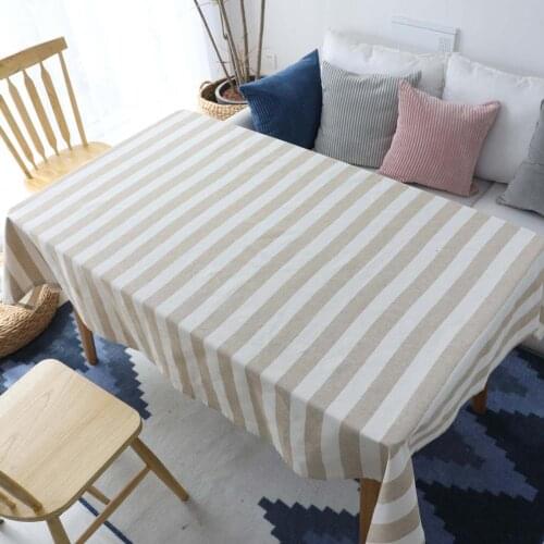 Cotton Linen Elegant Table Cloth Rectangular Square Coffee Kitchen Dustproof Decorative Table Cover Toalha De Mesa