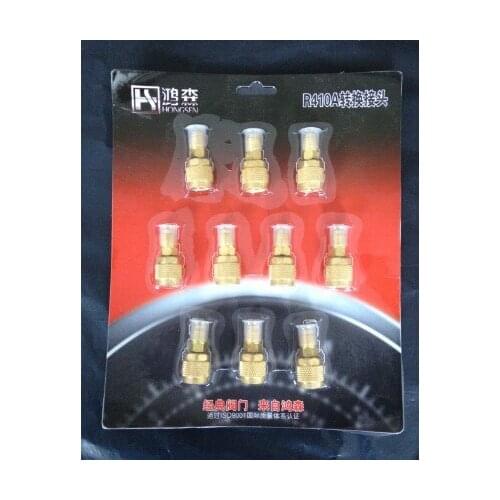 R410 refrigerator parts dosing tube adapter screw connector 5/16 Female to 1/4 male