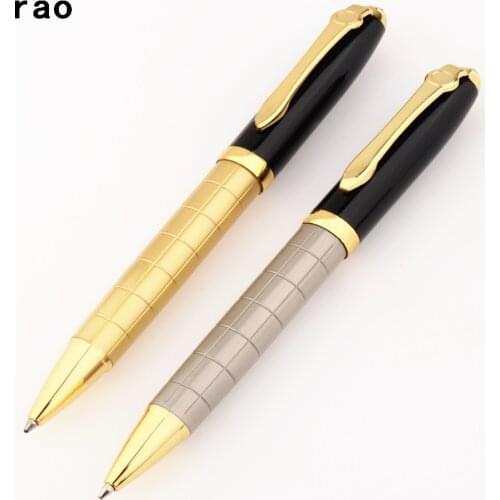 Luxury quality 701 Golden Line Business office Medium Nib Ballpoint Pen New Student School Office Stationery